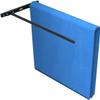 Bsetain 2-Shelf Yoga Mat Holder Stand Wall Mount Towel Rack, Home Gym Accessories Organizer Storage Rack for Hanging Foam Roller/Exercise Mats/Gym Mats/Pilates Mat