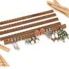 Earring Holder Slats for DIY Jewelry Organizer Frame, Custom Made Wood Rows (15, Raw Wood) view 2