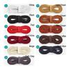 VIGANI Bootlaces,Kids Shoelaces,Waxed Boots Laces Shoelaces Flat Walking Shoes Laces Shoes Strings for Casual Shoes Braided Accessories Red, 160cm (Color : Red Wine) view 3