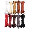 VIGANI Bootlaces,Kids Shoelaces,Waxed Boots Laces Shoelaces Flat Walking Shoes Laces Shoes Strings for Casual Shoes Braided Accessories Red, 160cm (Color : Red Wine) view 4