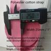 YunYunStrap Cotton Webbing 1 inch - Polyester Strap for Bags Leash Arts Crafts Accessories view 2