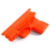 American Safety Props - Non-Functional Solid Polymer Holster Molding Gun Prop - (Prepped) - Blaze Orange - U.S.A. Made - Compatible with Springfield Armory XDS 3.3 view 1