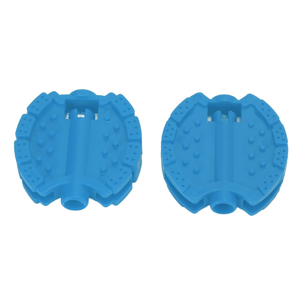 2PCS People Pedals, People's Pedals, People Flat Pedal Set Tricycle Replacement Cycling Foot Pedal (Blue)