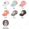 C.C Ponycap Messy High Bun Ponytail Adjustable Mesh Trucker Baseball Cap Hat, Criss Cross Patch Top Knots & Coffee, Black view 3