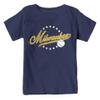 Milwaukee Baseball Vintage Kid's Fan T-Shirt (Navy Shirt, 4T) view 1