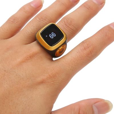 Finger Tally Counter Clicker, Digital Electronic Counter Finger Hand Counter for Muslims, Rechargeable Silent Finger Counter, Gifts