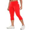 CRZ YOGA Womens Butterluxe Workout Capri Leggings with Pockets 19 Inches - High Waisted Crop Gym Yoga Pants Buttery Soft Dark Red X-Large view 1