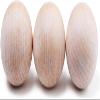 ACE HOCKEY Swedish Stickhandling Wooden Balls for - Unfinished Hardwood No-Bounce Floorball Training Equipment - Hockey Training Balls for Street Hockey - 2-Inch Diameter 3-Pack view 1