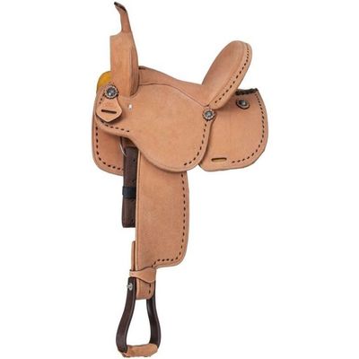 King Series Stratford Barrel Saddle 17In Natural
