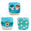 ALVABABY Large Swim Diapers 3pcs Baby & Toddler Snap One Size Reusable Adjustable Baby Gifts Baby Boy 3SWY36 view 1