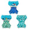 ALVABABY Large Swim Diapers 3pcs Baby & Toddler Snap One Size Reusable Adjustable Baby Gifts Baby Boy 3SWY36 view 2