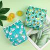 ALVABABY Large Swim Diapers 3pcs Baby & Toddler Snap One Size Reusable Adjustable Baby Gifts Baby Boy 3SWY36 view 4