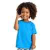 COUVER Toddler Boys Girls Cotton Jersey Short Sleeve T-Shirts, Solid Crewneck Tees, Turquoise, 5/6 view 1