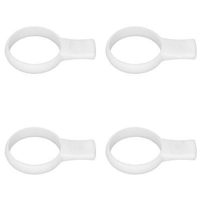 Alomejor Tennis Racket Grip Trainer, 4-Pack Silicone Finger Training Aid, Lightweight Sports Accessory for All Rackets, for Professional Training, Dai