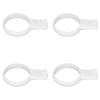Alomejor Tennis Racket Grip Trainer, 4-Pack Silicone Finger Training Aid, Lightweight Sports Accessory for All Rackets, for Professional Training, Dai view 1
