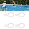 Alomejor Tennis Racket Grip Trainer, 4-Pack Silicone Finger Training Aid, Lightweight Sports Accessory for All Rackets, for Professional Training, Dai view 3