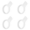 Alomejor Tennis Racket Grip Trainer, 4-Pack Silicone Finger Training Aid, Lightweight Sports Accessory for All Rackets, for Professional Training, Dai view 4