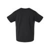 COUVER Toddler Boys Girls Cotton Jersey Short Sleeve T-Shirts, Solid Crewneck Tees, Black, 3T view 1