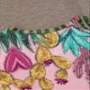 Women's T-Shirt Cactus Print Round Neck Tee Women's Tops (Color : Pink, Size : Small) view 4