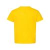 COUVER Toddler Boys Girls Cotton Jersey Short Sleeve T-Shirts, Solid Crewneck Tees, Yellow, 3T view 4