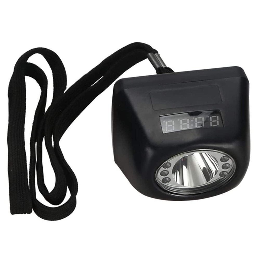 AISINILALAO 3W Miner Lamp Digital Light,LED Display Helmet Cap Lamp Headlamp Head Belt Charger Portable Lighting Outdoor