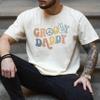 Groovy Family Matching 3rd Birthday Outfits for Baby Toddler Little Girls and Boys Natural Shirt 5-6 view 4