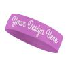 Customized Headbands for Men & Women, Personalized Design Your Photo Text Logo Soft Sweat Wicking Sweatband for Exercise Yoga Running (Orchid) view 1
