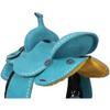 King Series Stratford Barrel Saddle 14In Turq view 4