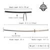 50inchs Stainless Steel Yamato Lengthen Sword Real Metal Katana view 2