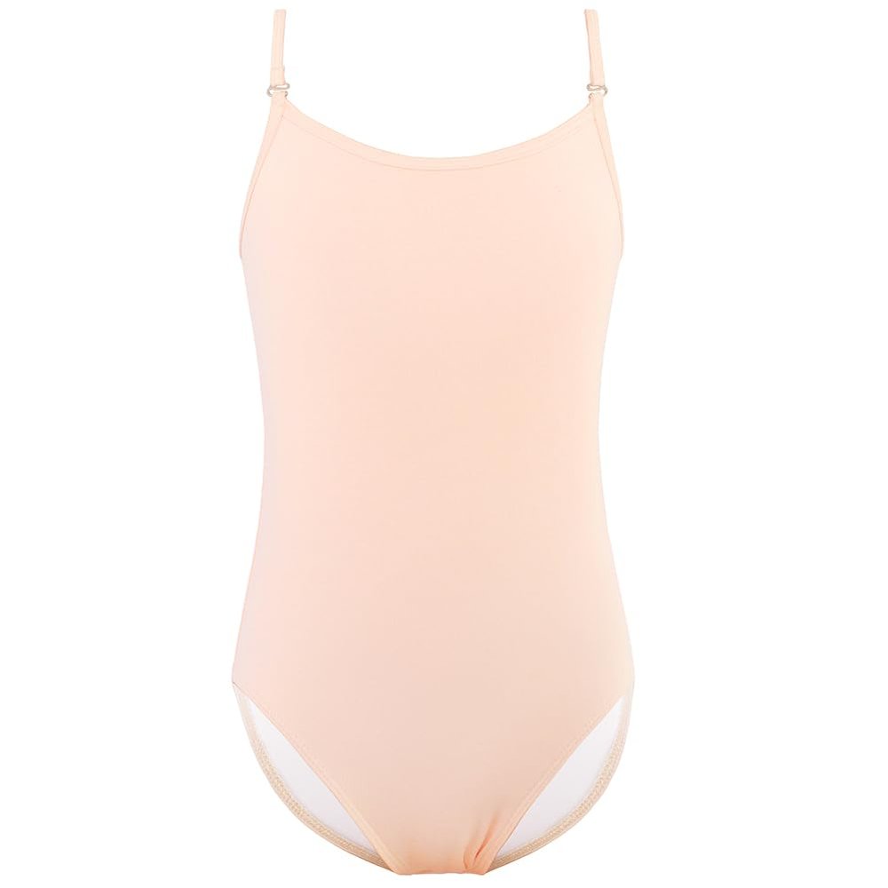 EQSJIU Ballet Leotards for Girls with Adjustable Straps Nude Pink Camisole Seamless Dance Undergarments Toddler Gymnastics Leotard Ballet Outfit Kids Bodysuit Dancewear 2-3T
