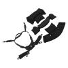 Alomejor Tactical Helmet Liner, Enhanced Suspension System, Soft Nylon Sponge Pads, 3-Piece Design with Chin Strap and Mounting Hardware, for Military view 2