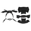 Alomejor Tactical Helmet Liner, Enhanced Suspension System, Soft Nylon Sponge Pads, 3-Piece Design with Chin Strap and Mounting Hardware, for Military view 3