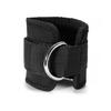 2pcs Ankle Braces for Women Wristbands for Men Dumbbell Ankle Strap Kickback Gym Elastic Rope Protective Gear Buckle Black Man view 3