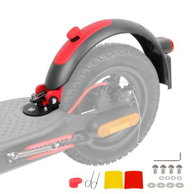 ulip Scooter Rear Fender Scooter Replacement Accessory with Tail Light with Brake Compatible with Xiaomi M365 Pro Pro 2 1S MI3 Swagger 5 Scooter