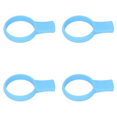 Alomejor Racket Grip Trainer Tool, Tennis Racket Grip Trainer Silicone for Tennis Training (Blue)