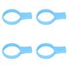 Alomejor Racket Grip Trainer Tool, Tennis Racket Grip Trainer Silicone for Tennis Training (Blue)