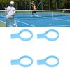 Alomejor Racket Grip Trainer Tool, Tennis Racket Grip Trainer Silicone for Tennis Training (Blue) view 2