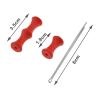 eMagTech 9 Sets Archery Finger Protectors Silicone Bowstring Finger Guard Protective Equipment Finger Tab Bowstring Finger Saver for Beginners (Each Colour 3 Sets) view 4