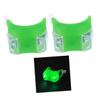 BESPORTBLE 4pcs Led Bike Rear Light Silicone Tail Lamp with Brightness Modes Easy to Install Cycling Safety Light for Night Riding Green