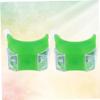 BESPORTBLE 4pcs Led Bike Rear Light Silicone Tail Lamp with Brightness Modes Easy to Install Cycling Safety Light for Night Riding Green view 3