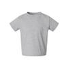 COUVER Toddler Boys Girls Cotton Jersey Short Sleeve T-Shirts, Solid Crewneck Tees, Heather, 2T view 3