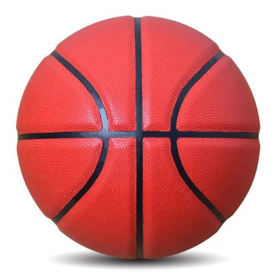 MINDCOLLISION Size 5/6/7 Solid Color Basketball, No Standard Non-Slip Wear-Resistant, Suitable for Indoor and Outdoor Children's Women's Youth Adult Basketball,Red,No. 7