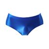 JEsilunmaMY Men's Seamless Stretch Silk Briefs Solid Color Moisture-Wicking Underwear Soft Comfort Breathable Underpants (Blue-1PC,Medium) view 1