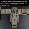Adjustable Metal Modular Holster Adaptor for QLS Kit,Tactical Pistol Gun Holster Drop Leg Belt Hanging Extension Plate Adapter Camo view 3