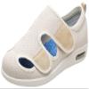 Mens Diabetic Shoes Wide Width Elderly Summer Walking Shoes Adjustable Closure Breathable Air Cushion Sandals for Plantar Fasciitis Bunions Swollen Feet (11.5, Beige) view 1