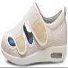 Mens Diabetic Shoes Wide Width Elderly Summer Walking Shoes Adjustable Closure Breathable Air Cushion Sandals for Plantar Fasciitis Bunions Swollen Feet (11.5, Beige) view 2