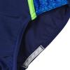 Speedo Girls Racerback Sport Splice One Piece Swimsuit (US, Alpha, Small, Regular, Dark Blue/Neon Green) view 2