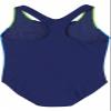 Speedo Girls Racerback Sport Splice One Piece Swimsuit (US, Alpha, Small, Regular, Dark Blue/Neon Green) view 3
