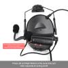QIRUIMY ARC Rail Adapter  Tactical Helmet Headset with a Replaceable Headphone Stand, Noise Reduction & Sound Pickup Ear Protection for Airsoft Sports Black view 2