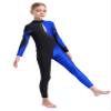 iiniim Kids Girls Long Sleeve Turtleneck Unitards Jumpsuit One Piece Full Body Leotard Gymnastic Bodysuit Dance Costumes Navy Blue 12 Years view 2